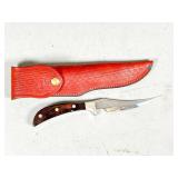 Custom Knife with Leather Sheath