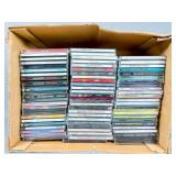 Music CDs in Cardboard Box