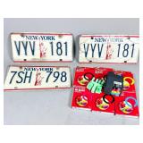 New York License Plates and Ink Cartridges