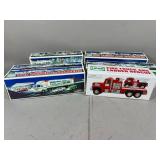 Four Hess Toy Trucks