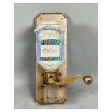 Wall-Mounted Coffee Grinder with Porcelain Hopper