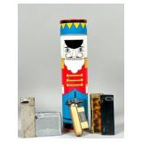 Lighters and Nutcracker Tin