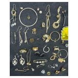 Jewelry Lot with Earrings and Bracelets