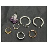Jewelry Including Amethyst Pendant
