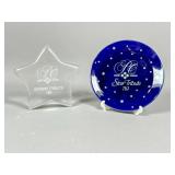 1989 SSTARR Tribute Plate and Star Award Set
