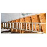 Aluminum Extension Ladder with 12 Rungs