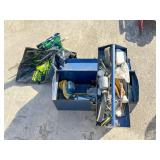 Metal Toolbox With Assorted Tools