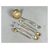 Silver-Plated Flatware and Ladle