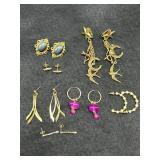 Fashion Earrings in Gold Tone