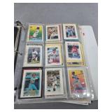Binder of Sports Trading Cards Collection