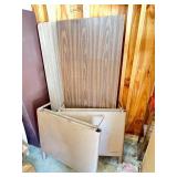 Rectangular Tabletop and Metal Base Set