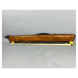 Pool Cue with Leather Carrying Case