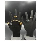 Gold- and Silver-Tone Rings