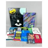 Books and Artwork Assortment