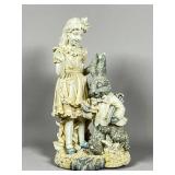 Girl and Rabbit Figurine by Winston Marketing