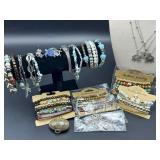 Costume Jewelry Featuring Natural Stones
