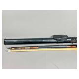 Pool Cue with Case and Textured Grip