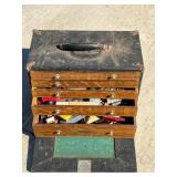 Wooden Multi-Drawer Tool Chest