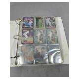 Binder of Baseball Trading Cards