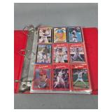 Binder of Vintage Baseball Trading Cards