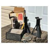 Vintage AMP Jack Stands and Accessories