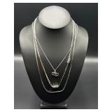 Avon Multi-Strand Silver-Tone Necklace