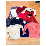 Womenï¿½s Velvet and Knit Sweaters