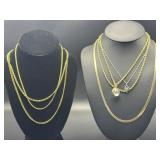 Unmarked Gold Toned Jewelry