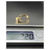14 Karat Gold Ring, 2.2 Grams