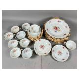 Floral Porcelain Dinnerware Set