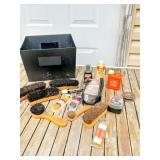 Comprehensive Shoe Care Kit With Brushes