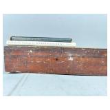 Two Art Books and Decorative Wooden Box