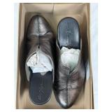 Bora Shoes Pinto Pewter Mule Slippers
