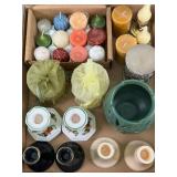 Candle and Holder Lot