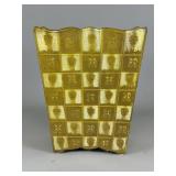 Italian Gold Gilt Waste Basket