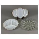 3 Divided Serving Dishes