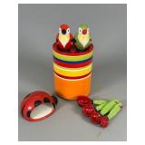 Colorful Ceramic Kitchen Accessories Set