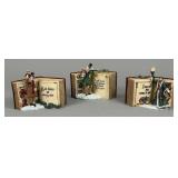 Three Dickens Musical Book Figures