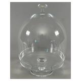Glass Dome with Pedestal Stand, 12 Inches Tall