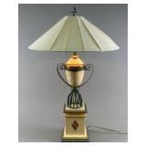 Urn-Style Table Lamp With Shade