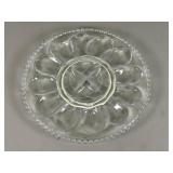 Glass Beaded Deviled Egg Plate