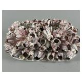 Barnacle Candlestick Holder, 13 Inches Long