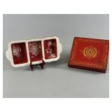 Pier 1 Imports Tray and Decorative Box