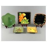 Five Decorative Ceramic Plates