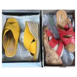 Two Pairs of Womenï¿½s Wedge Sandals