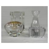 Mikasa and Waterford Glass Candle Holders