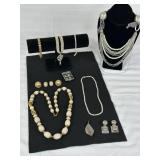 Jewelry with Pearls and Silver