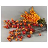 Autumn Faux Floral Stems Arrangement