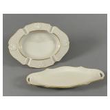 Lenox Porcelain Serving Dishes with Gold Trim