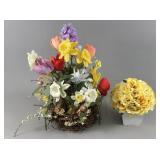 Artificial Floral Arrangements in Two Designs